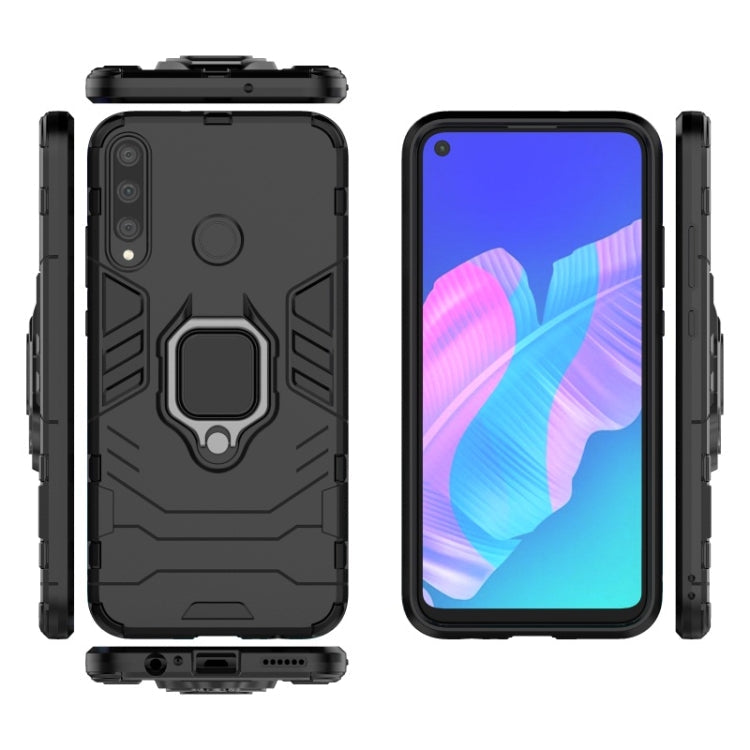 Shockproof PC + TPU Protective Case with Magnetic Ring Holder