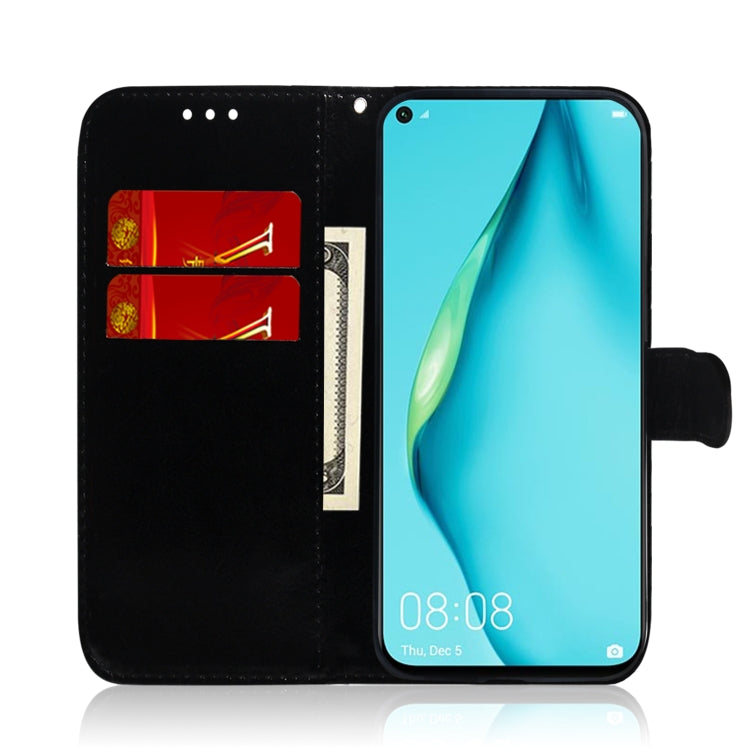 Lmitated Mirror Surface Horizontal Flip Leather Case with Holder & Card Slots & Wallet & Lanyard