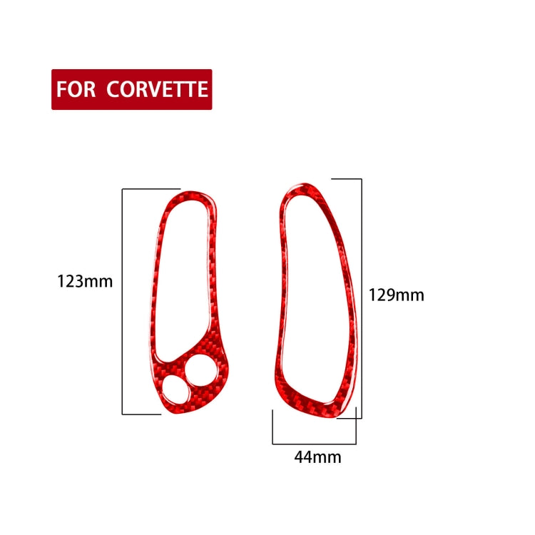 2 in 1 Car Carbon Fiber Sides Speedometer Sticker for Chevrolet Corvette C5 1998-2004-Reluova