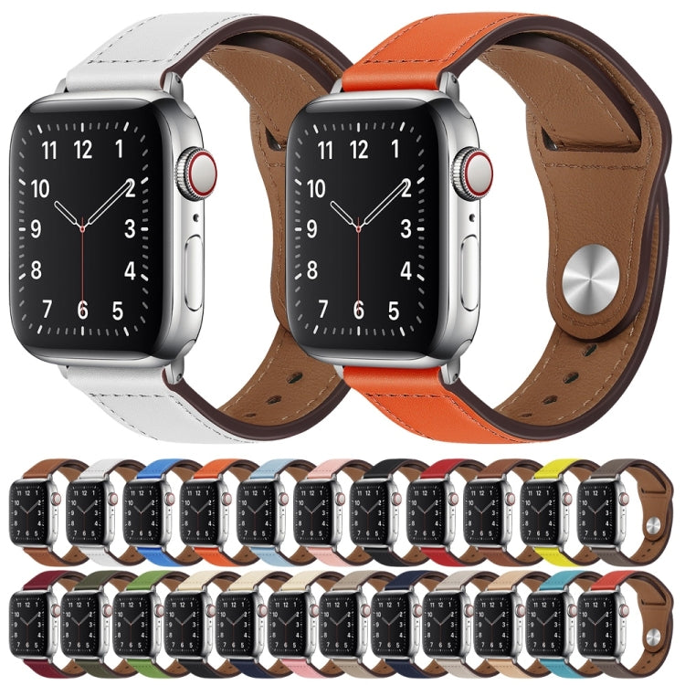 PU Leather Silver Buckle Watch Band For Apple Watch Series, Series 1