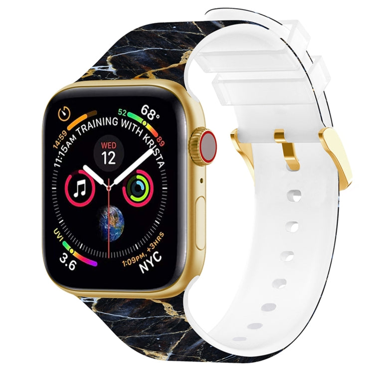 Square Buckle Color Printing Watch Band For Apple Watch Series, Series 1