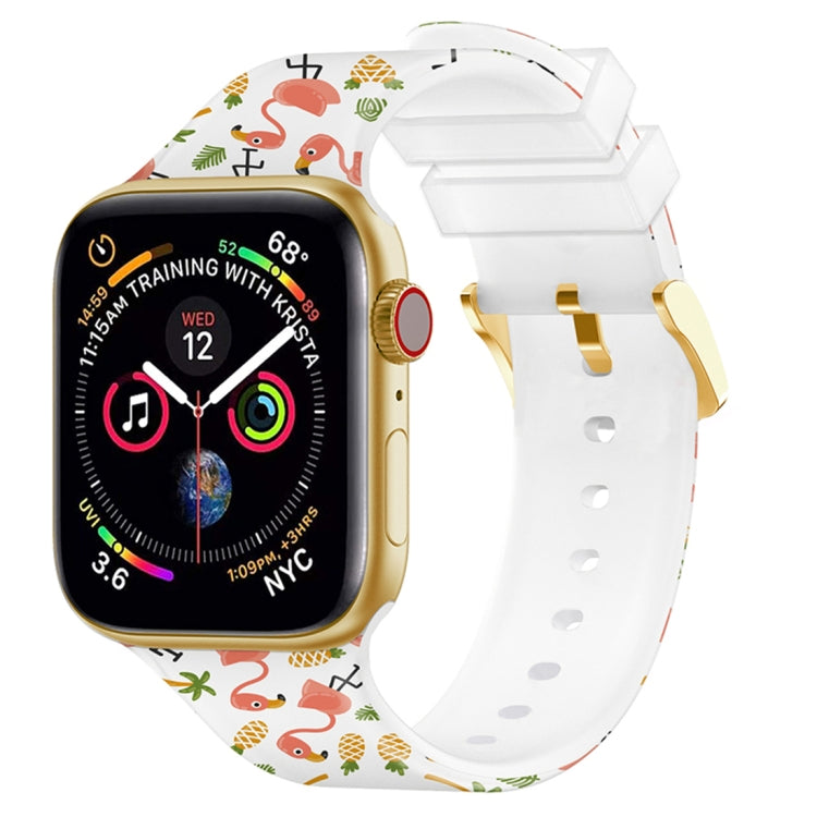 Square Buckle Color Printing Watch Band For Apple Watch Series, Series 1