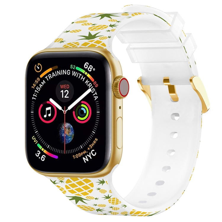 Square Buckle Color Printing Watch Band For Apple Watch Series, Series 1