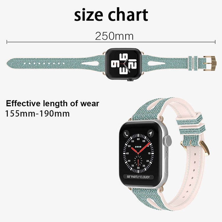 Slim Glitter Watch Band For Apple Watch Series