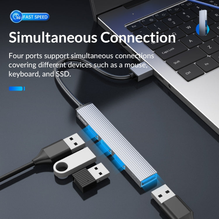 AH-A13 USB 3.0 x 1 + USB 2.0 x 3 to USB 3.0 HUB Adapter