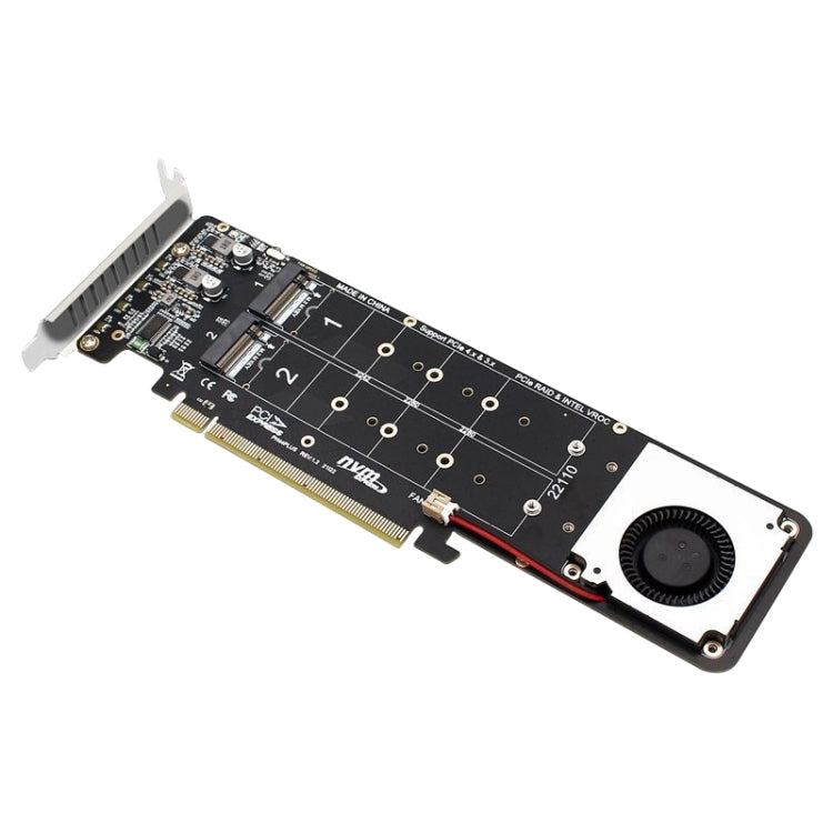 PCIe X16 to M.2 M-key NVMEx4 SSD RAID Converter Card My Store