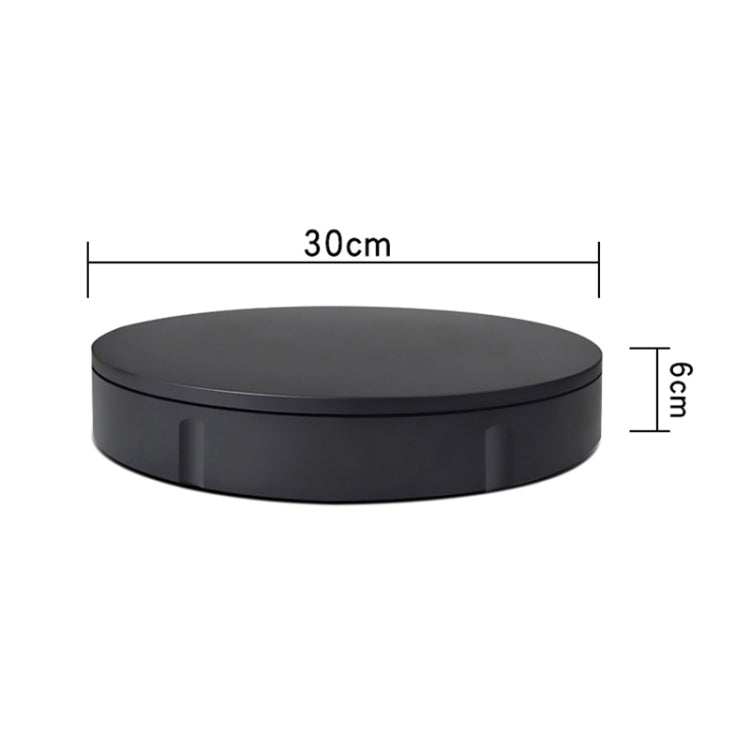 30cm Charging Rotating Display Stand Video Shooting Turntable, Load: 100kg My Store