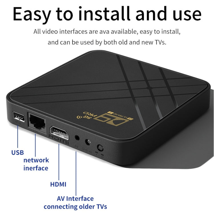 D9 PRO 2.4G/5G WIFI 4K HD Android TV Box Reluova