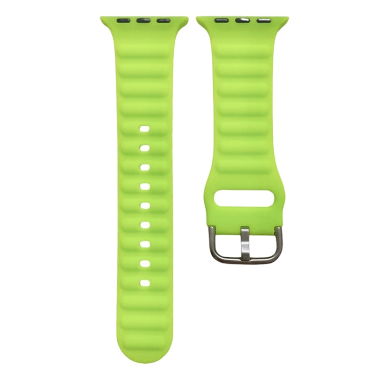 Single Color Silicone Watch Band For Apple Watch Series