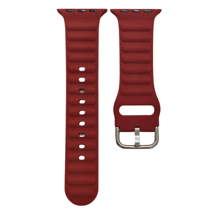 Single Color Silicone Watch Band For Apple Watch Series