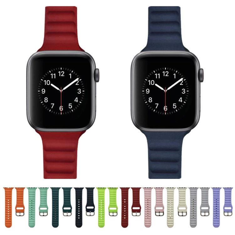 Single Color Silicone Watch Band For Apple Watch Series