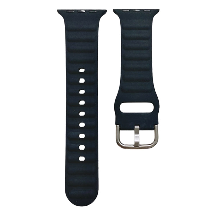 Single Color Silicone Watch Band For Apple Watch Series