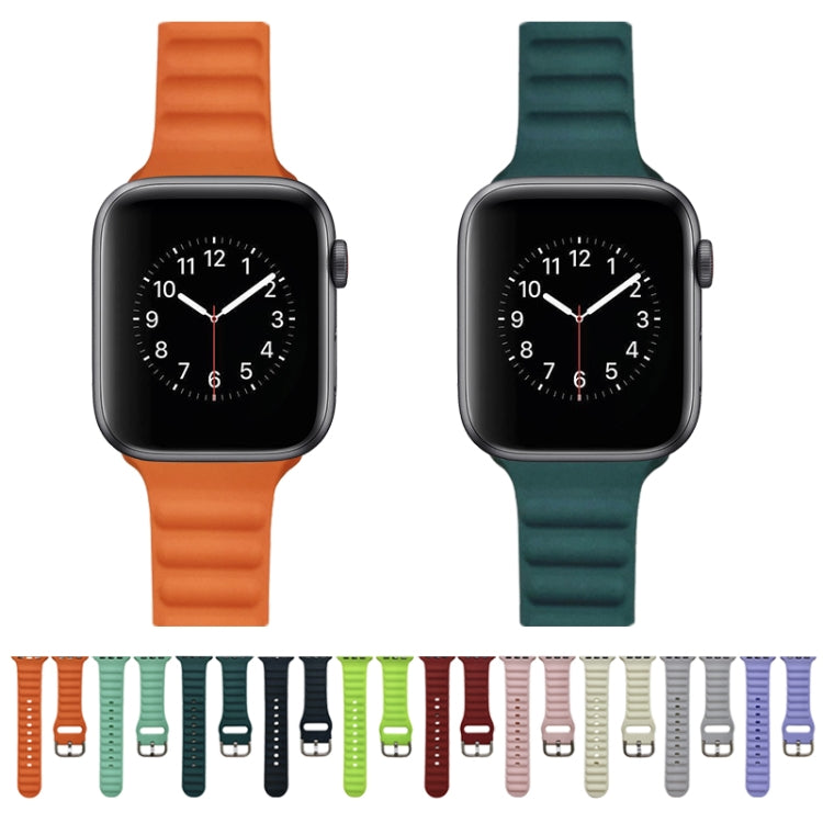 Single Color Silicone Watch Band For Apple Watch Series