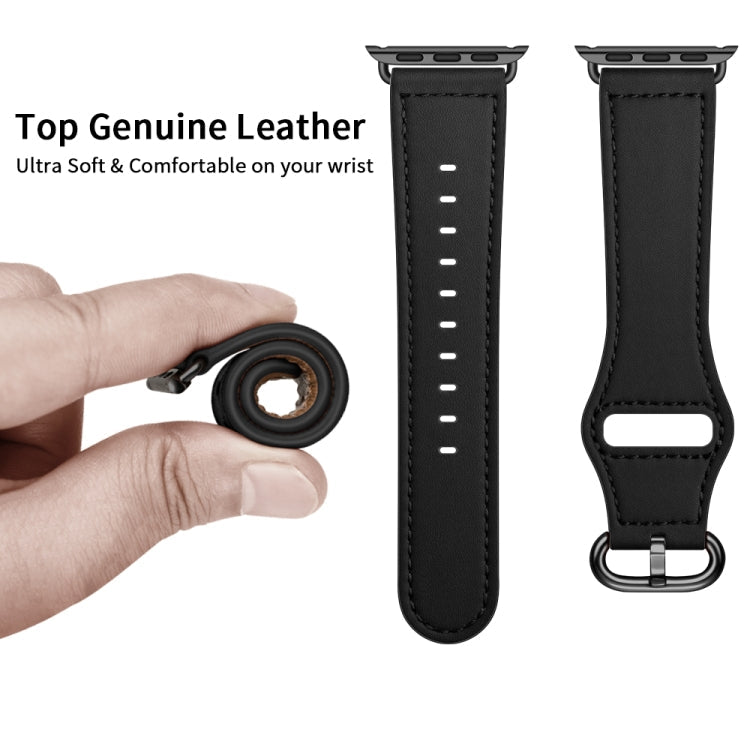 Genuine Leather Watch Band For Apple Watch Series