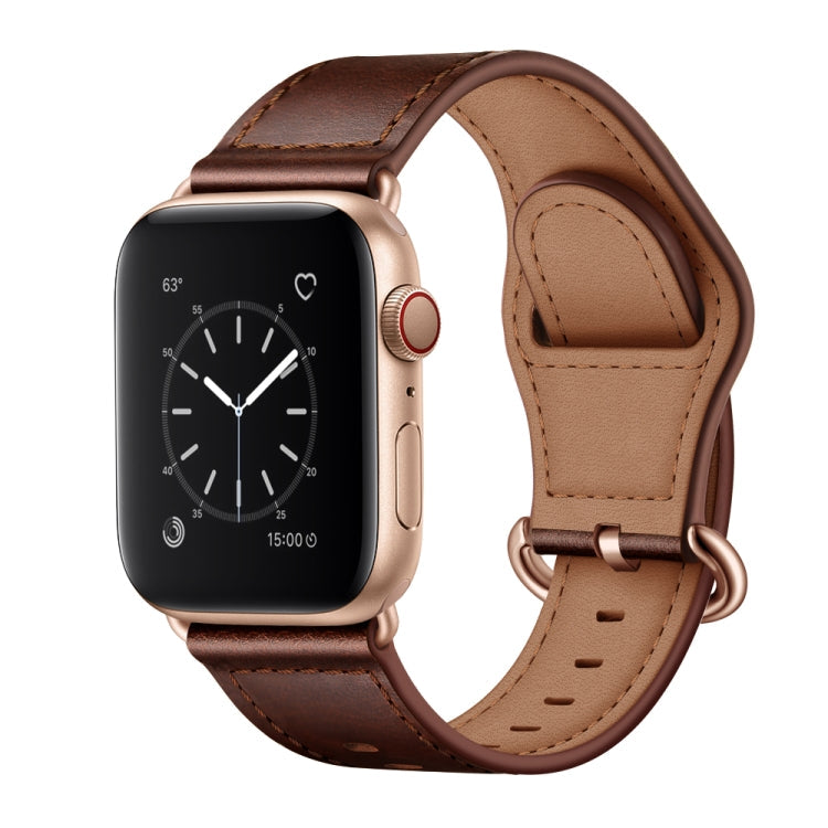 Genuine Leather Watch Band For Apple Watch Series