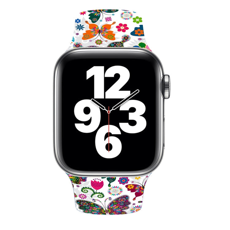 Single Nail Printing Watch Band For Apple Watch Series