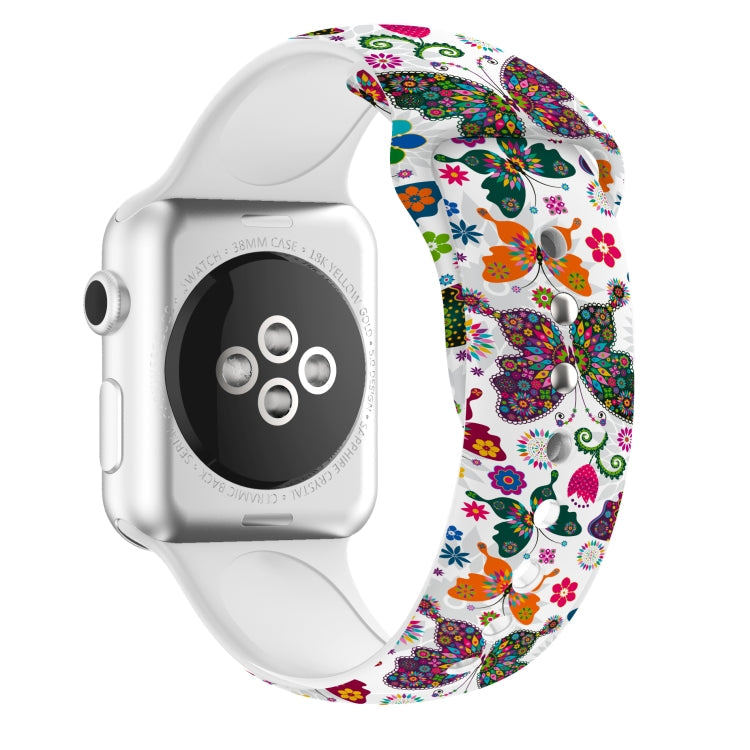 Single Nail Printing Watch Band For Apple Watch Series