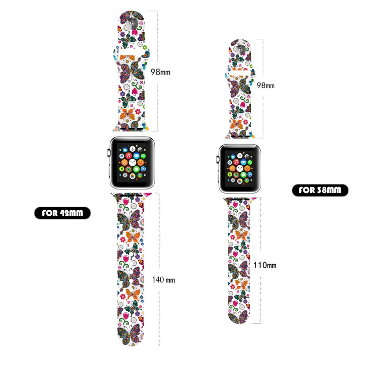 Single Nail Printing Watch Band For Apple Watch Series