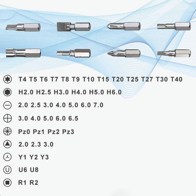 JAKEMY JM-6124 48 in 1 Precise Mini Screwdriver Set