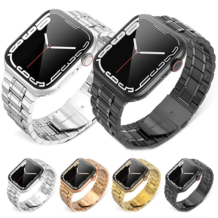 5-bead Stainless Steel Watch Band For Apple Watch Series