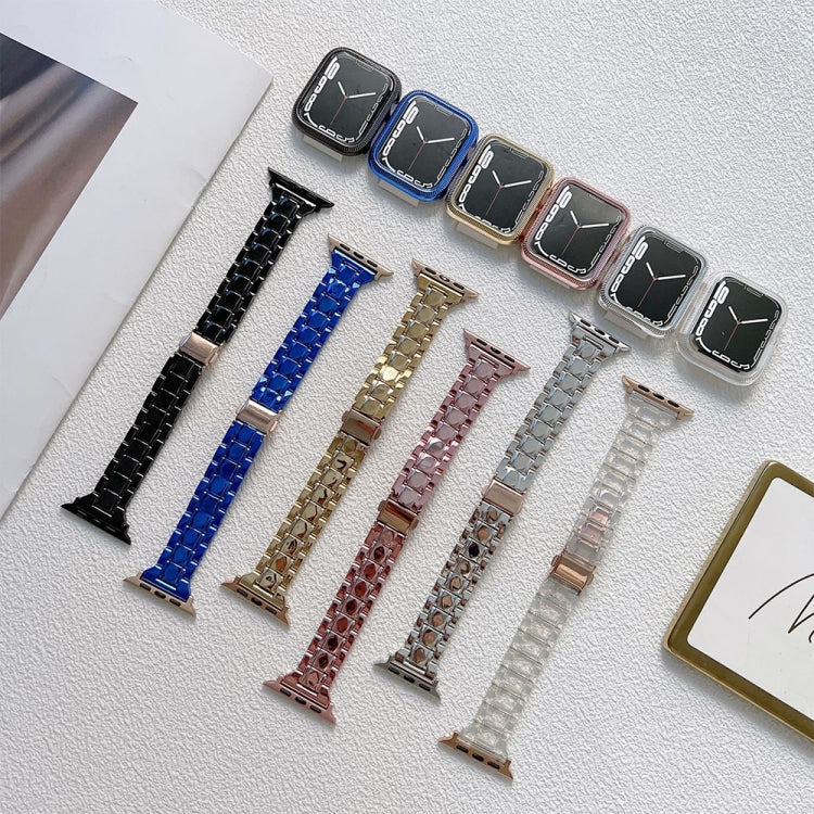 Electroplated Acrylic Watch Band For Apple Watch Series