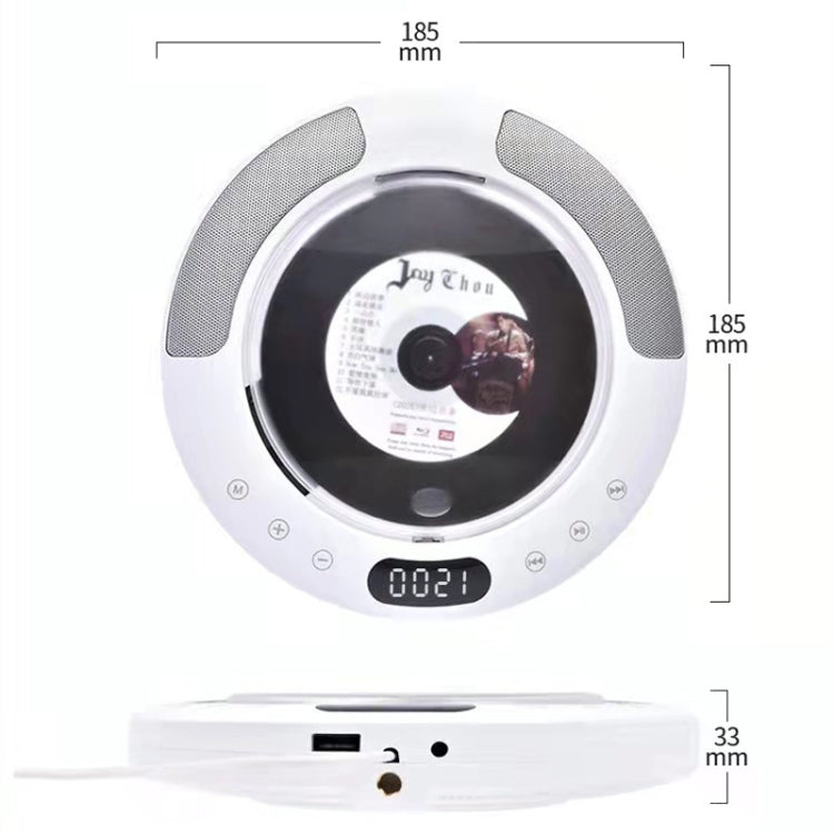 Kecag KC-607 Wall Mounted Bluetooth Compact Disc Album CD Player Reluova