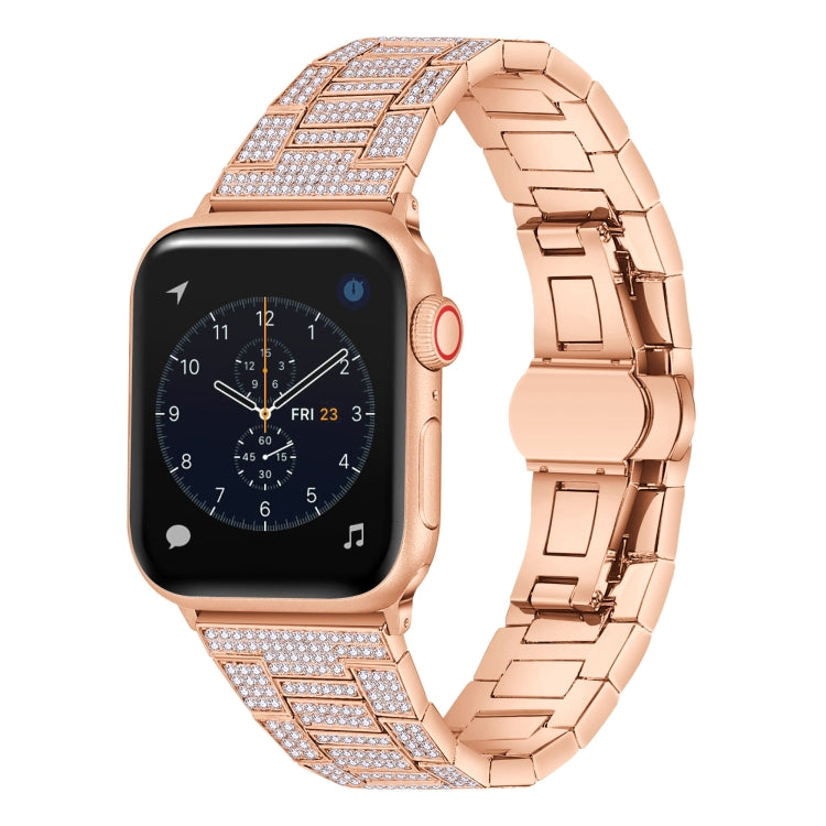 Diamond Metal Watch Band For Apple Watch Series