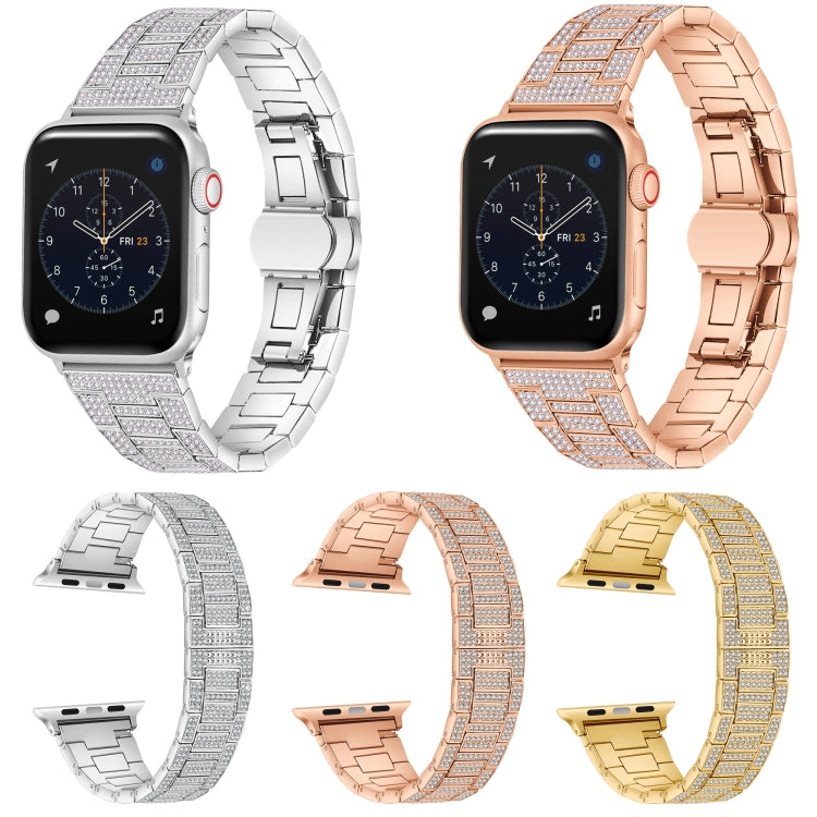 Diamond Metal Watch Band For Apple Watch Series