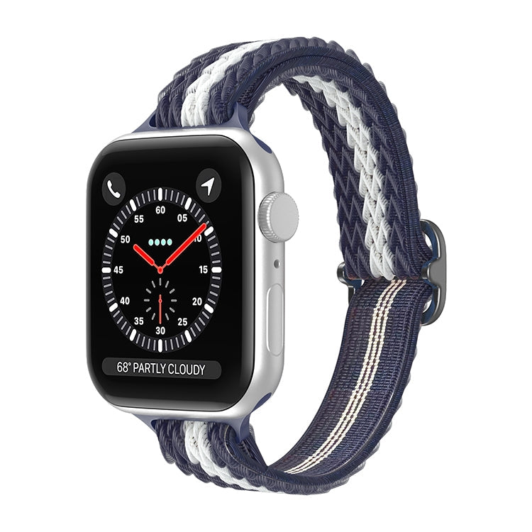 Wave Small Waist Nylon Watch Band For Apple Watch Series