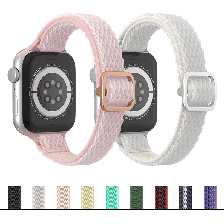 Wave Small Waist Nylon Watch Band For Apple Watch Series