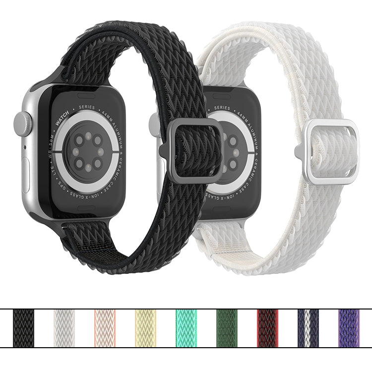 Wave Small Waist Nylon Watch Band For Apple Watch Series