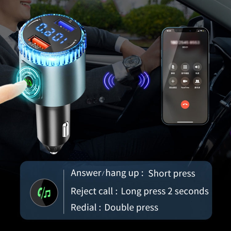 BC77 QC3.0 Fast Charging Car Bluetooth Hands-free MP3 Player FM Transmitter ÎҵÄÉ̵ê