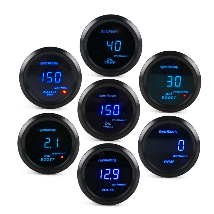 Car Modified 12V Universal 52mm Blue Light Digital Display Meter ÎҵÄÉ̵ê