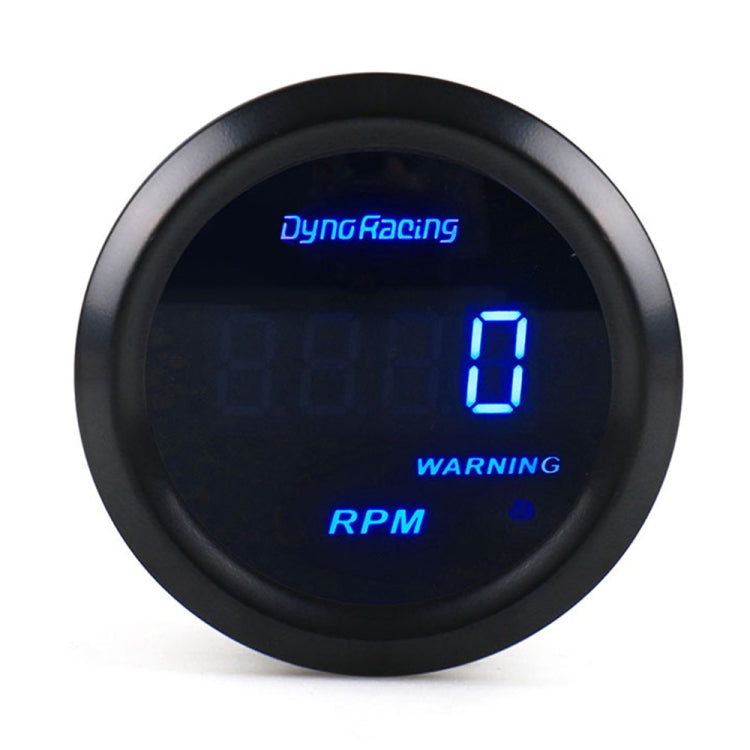 Car Modified 12V Universal 52mm Blue Light Digital Display Meter