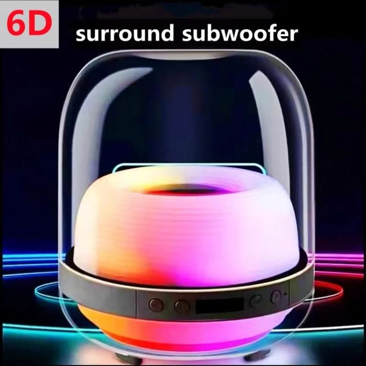 L20 15W Transparent Luminous 6D Stereo Wireless Bluetooth Speaker