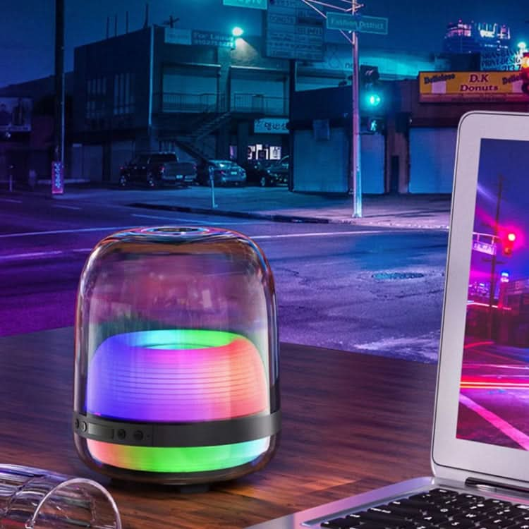 L20 15W Transparent Luminous 6D Stereo Wireless Bluetooth Speaker