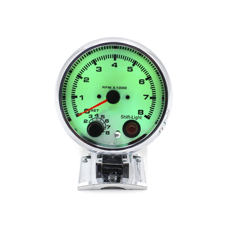 Car Modified 7 Background Lights Tachometer 0-8000RPM for 4/6/8 Cylinder Engines