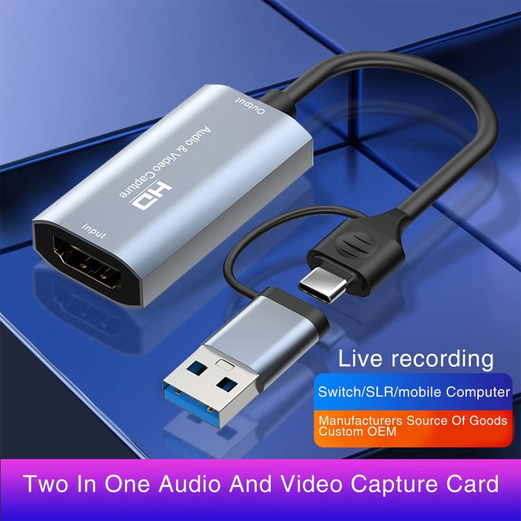 Z29 HDMI/M to USB-Type C/M HD Video Capture Card