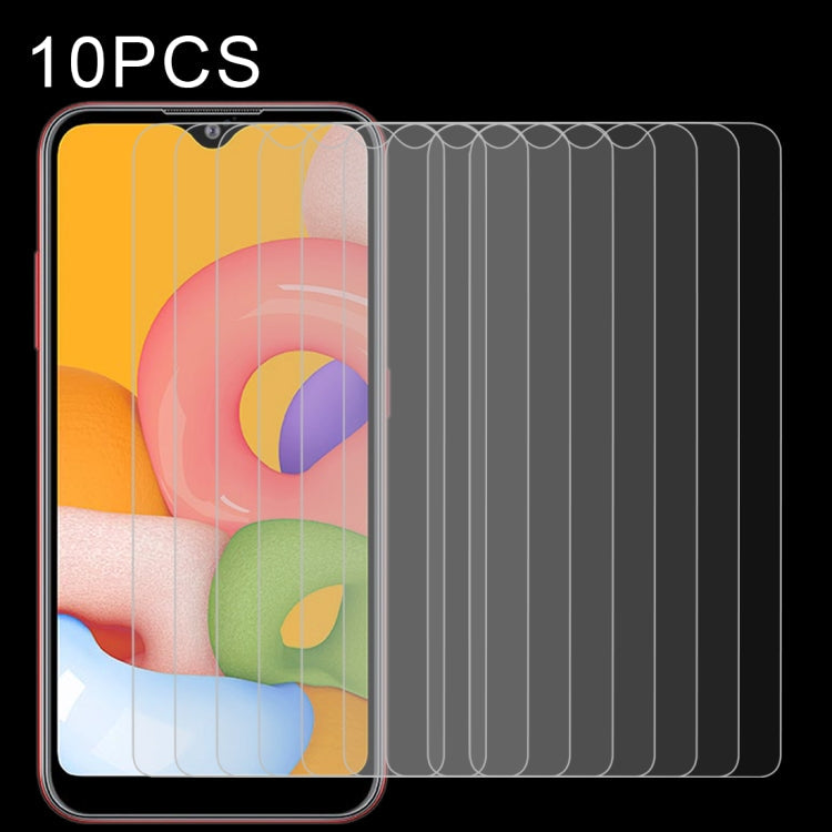 10 PCS 0.26mm 9H 2.5D Explosion-proof Non-full Screen Tempered Glass Film