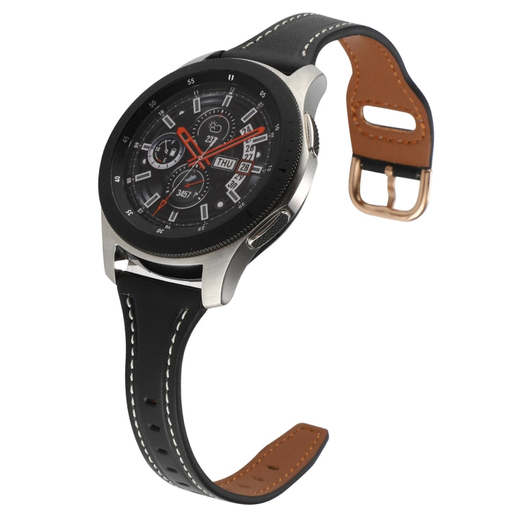 T-shape Genuine Leather Watch Band