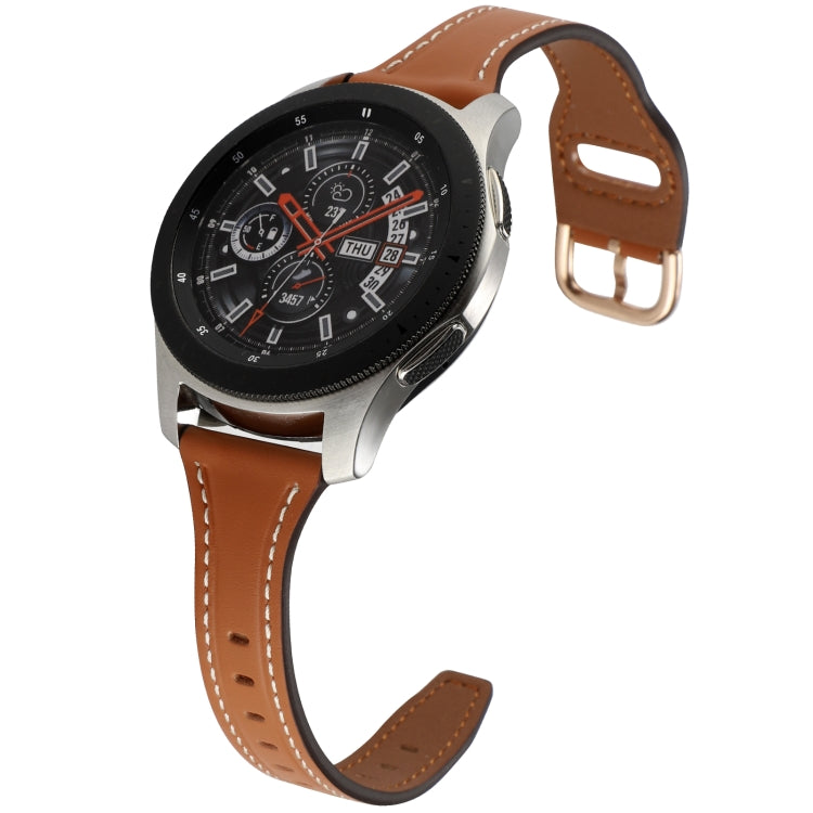 T-shape Genuine Leather Watch Band