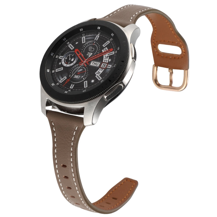 T-shape Genuine Leather Watch Band