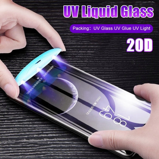 UV Liquid Curved Full Glue Full Screen Tempered Glass Film My Store