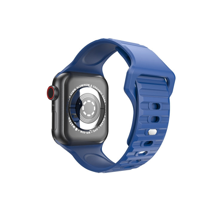 Wavy Silicone Watch Strap For Apple Watch Series