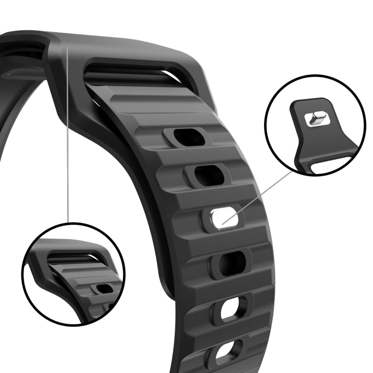 Wavy Silicone Watch Strap For Apple Watch Series