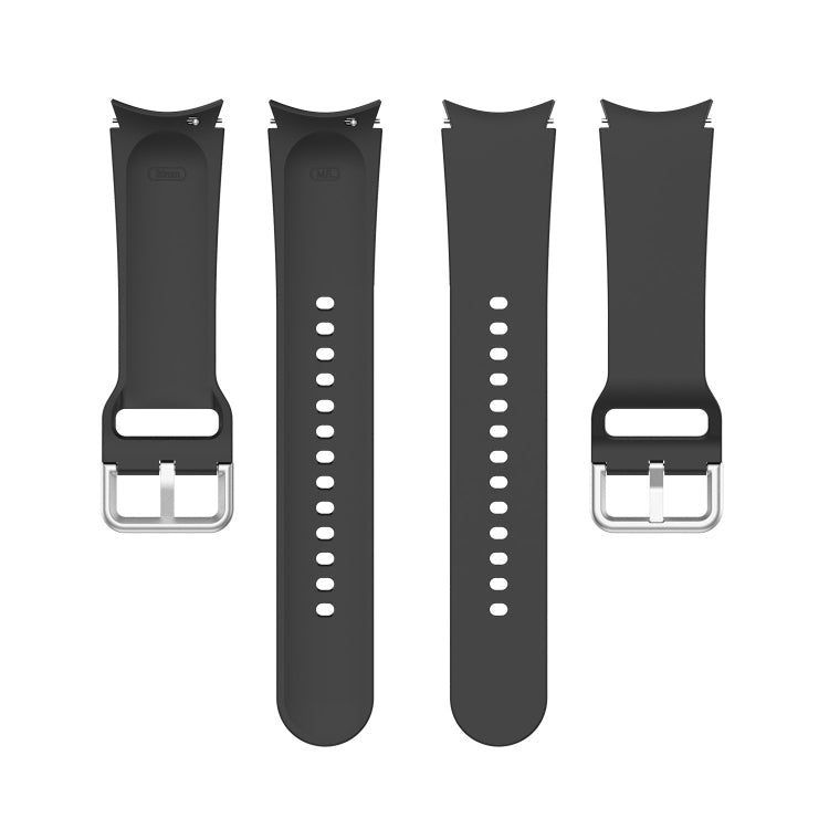 Official Silicone Silver Round Buckle Watch Band, Series 1