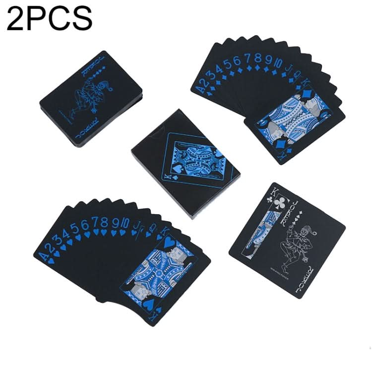 2 PCS Plastic Waterproof PVC Poker Cards-Reluova