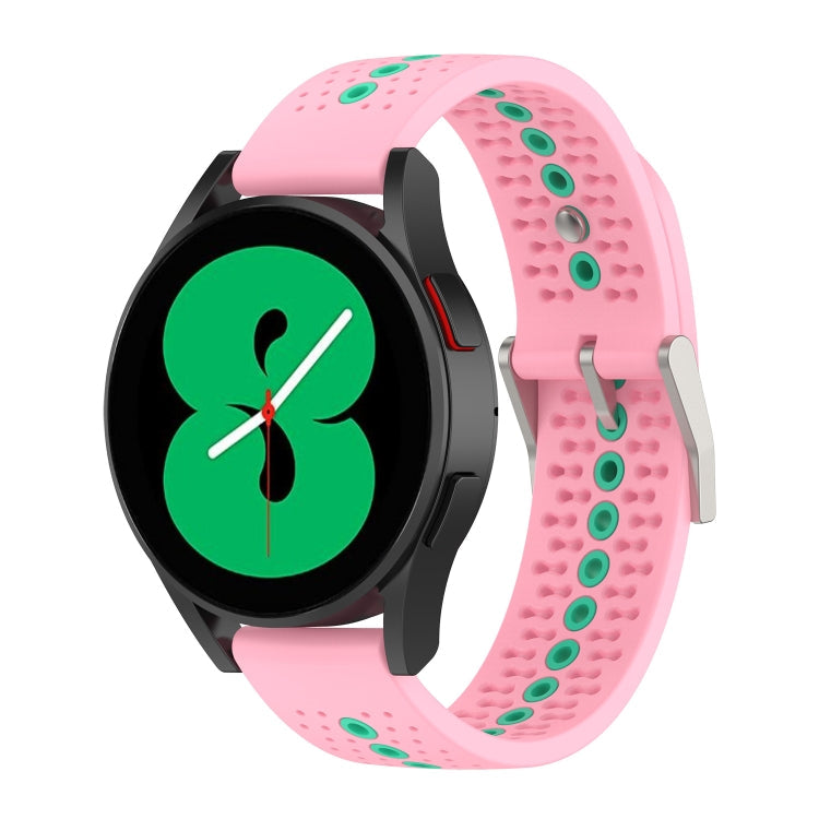 20mm Colorful Hole Silicone Watch Band-Reluova