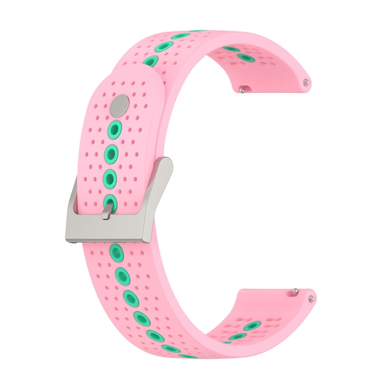 20mm Colorful Hole Silicone Watch Band-Reluova