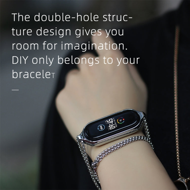 For Xiaomi Mi Band 7 / 7 NFC MIJOBS Metal Pendant Stainless Steel Watch Necklace My Store